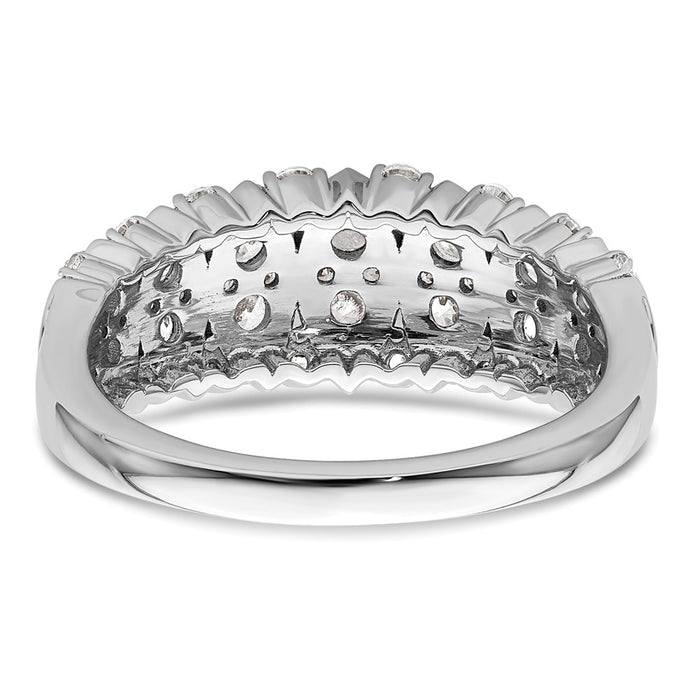 Buy Exclusive 14K White Gold 3/4 Carat Diamond Eternity Ring - Stylish Value-6