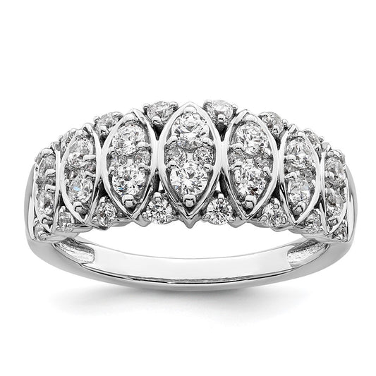 Buy Exclusive 14K White Gold 3/4 Carat Diamond Eternity Ring - Stylish Value