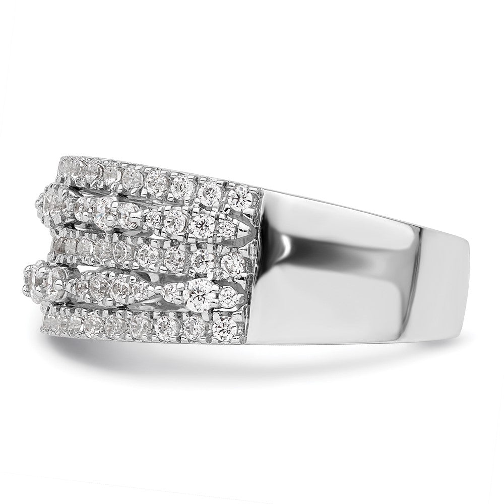 Buy Designer 14K White Gold 7/8 Carat Diamond Eternity Band - Luxury Value!