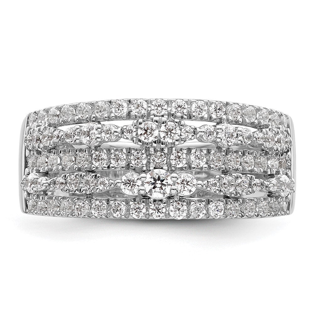 Buy Designer 14K White Gold 7/8 Carat Diamond Eternity Band - Luxury Value!