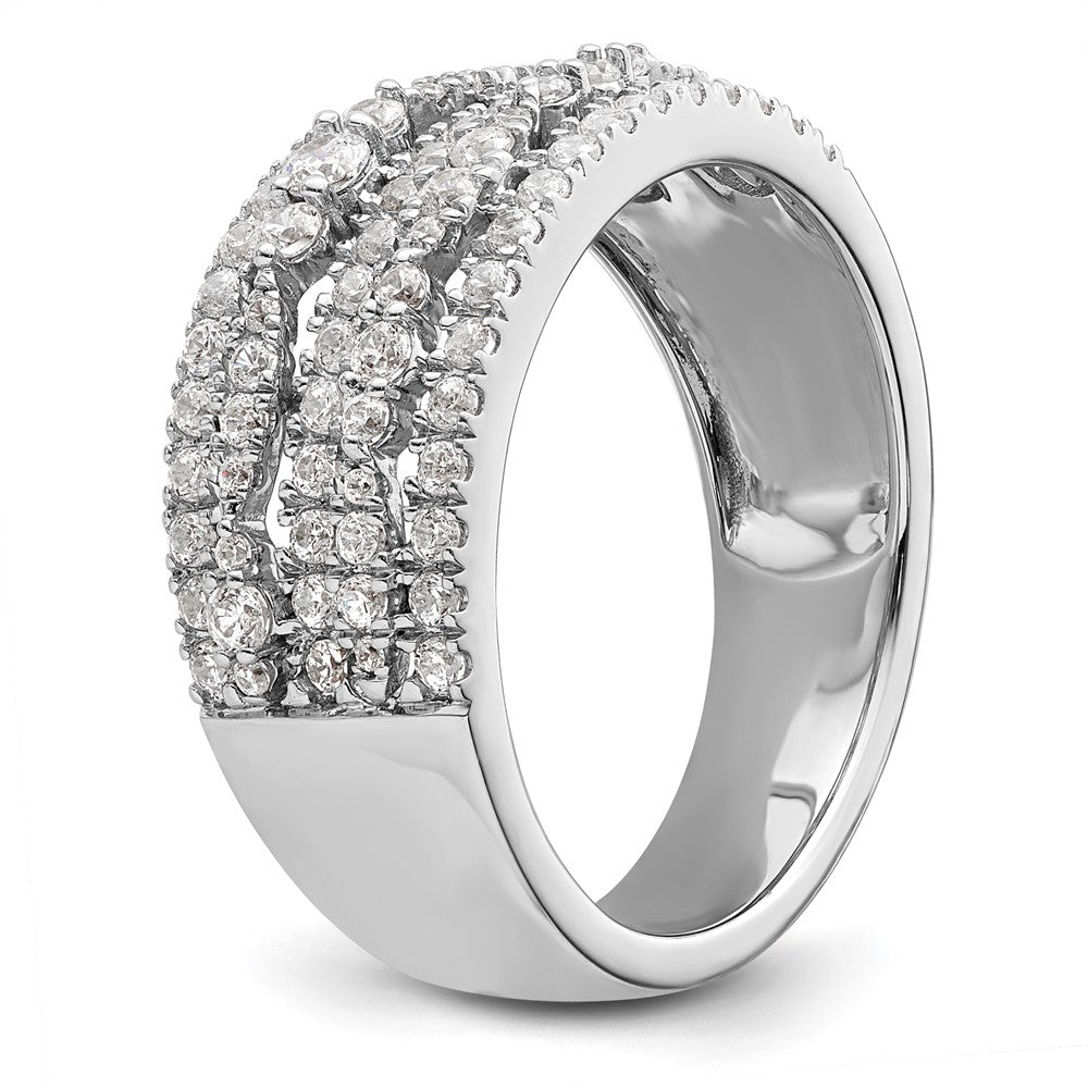 Buy Designer 14K White Gold 7/8 Carat Diamond Eternity Band - Luxury Value!