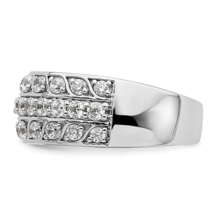 Shop Stylish 14K White Gold Lab-Grown Diamond Band - VS/SI+ Clarity, G Color-3