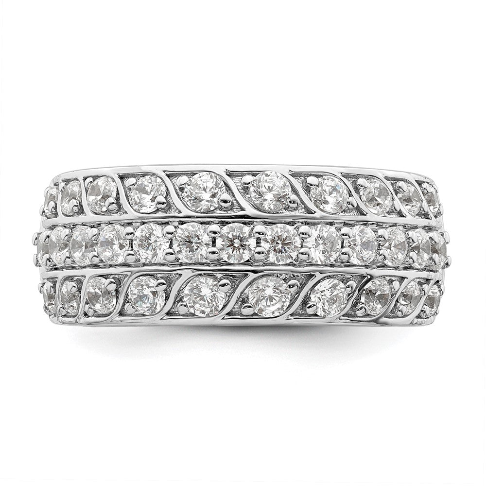 Shop Stylish 14K White Gold Lab-Grown Diamond Band - VS/SI+ Clarity, G Color