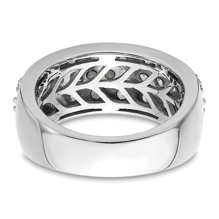 Shop Stylish 14K White Gold Lab-Grown Diamond Band - VS/SI+ Clarity, G Color-5