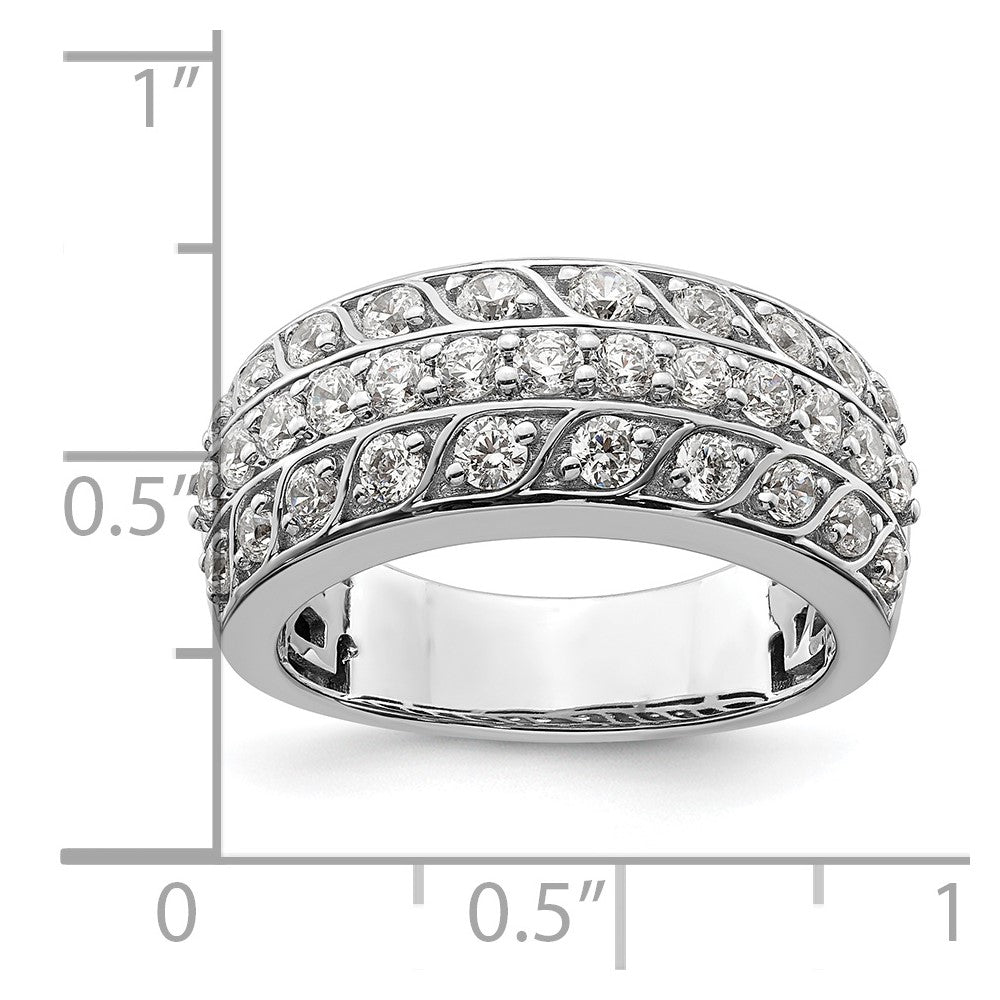Shop Stylish 14K White Gold Lab-Grown Diamond Band - VS/SI+ Clarity, G Color