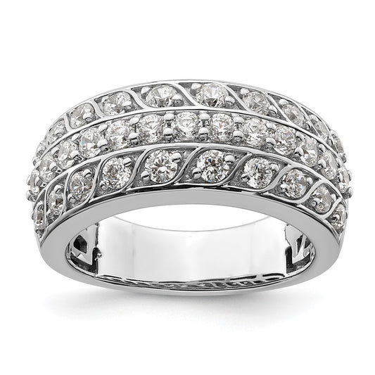 Shop Stylish 14K White Gold Lab-Grown Diamond Band - VS/SI+ Clarity, G Color