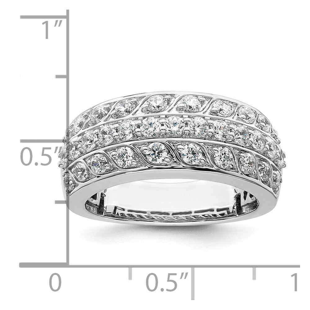 Buy 14K White Gold 1.25 Carat Diamond Eternity Band | Stylish Luxury Ring