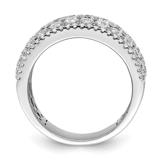 High-Quality 14K White Gold 2-Carat Lab-Grown Diamond Fashion Band | Affordable Luxury