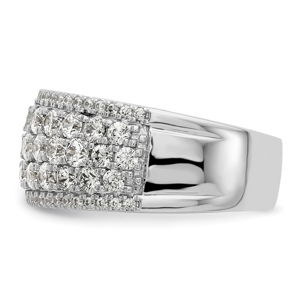 High-Quality 14K White Gold 2-Carat Lab-Grown Diamond Fashion Band | Affordable Luxury