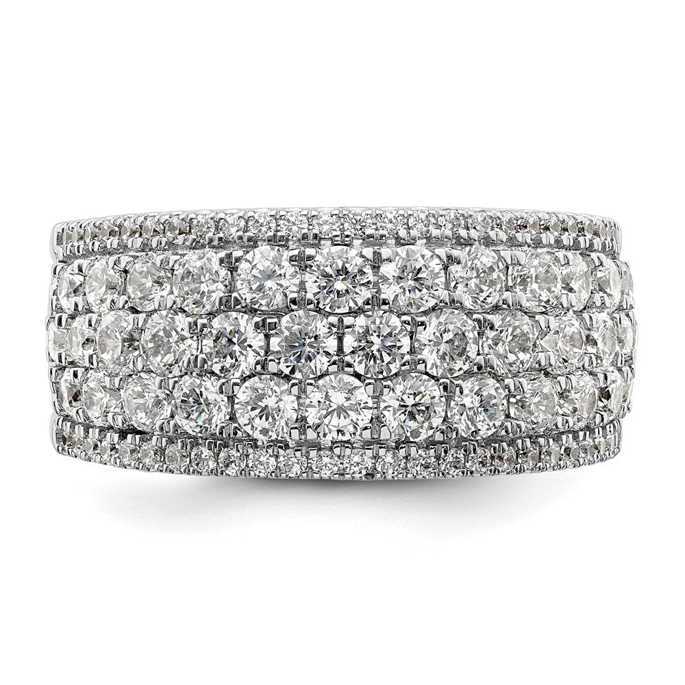 High-Quality 14K White Gold 2-Carat Lab-Grown Diamond Fashion Band | Affordable Luxury