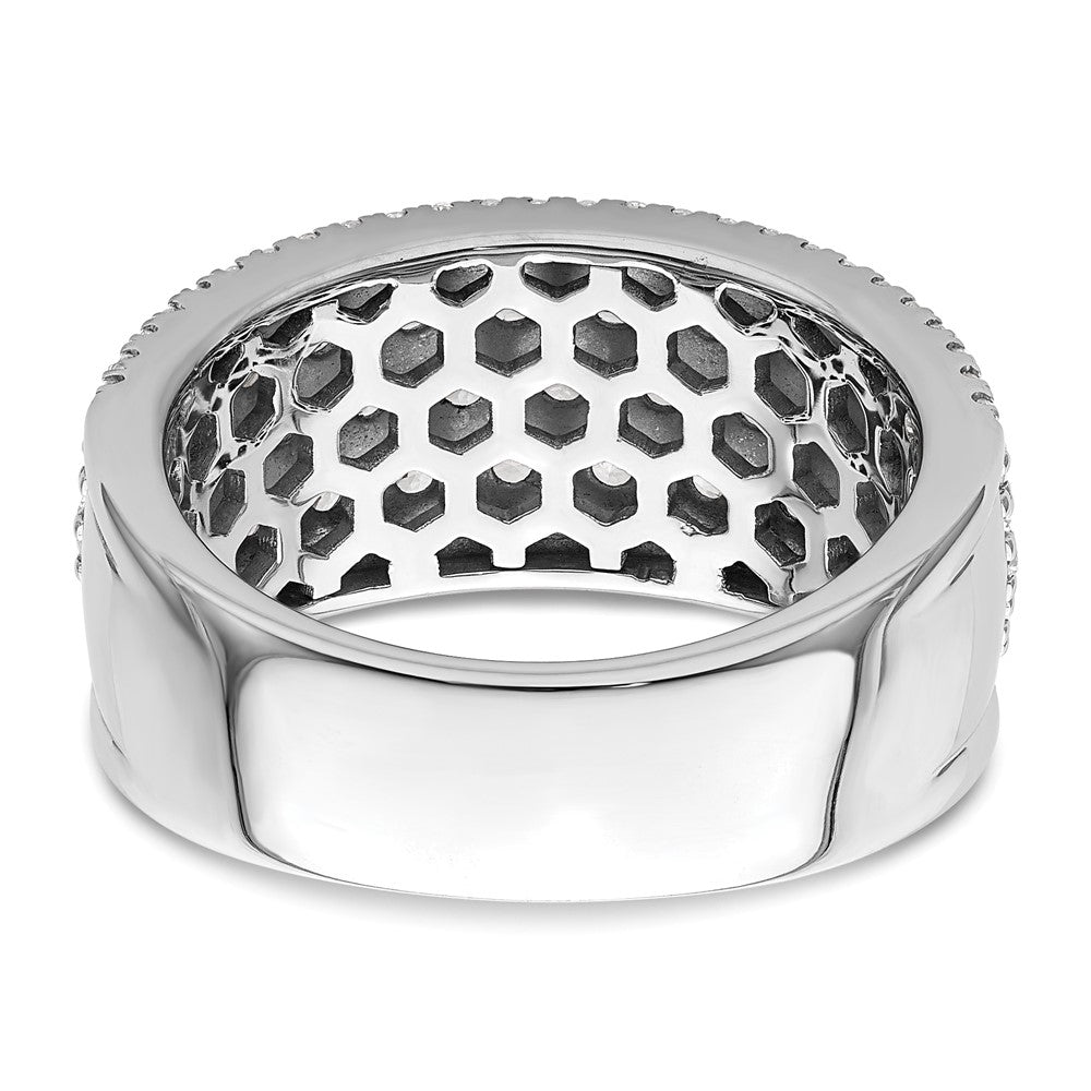 Buy Stylish 14K White Gold Pave Diamond Band - 2 Carats Total Weight, Luxury Shine