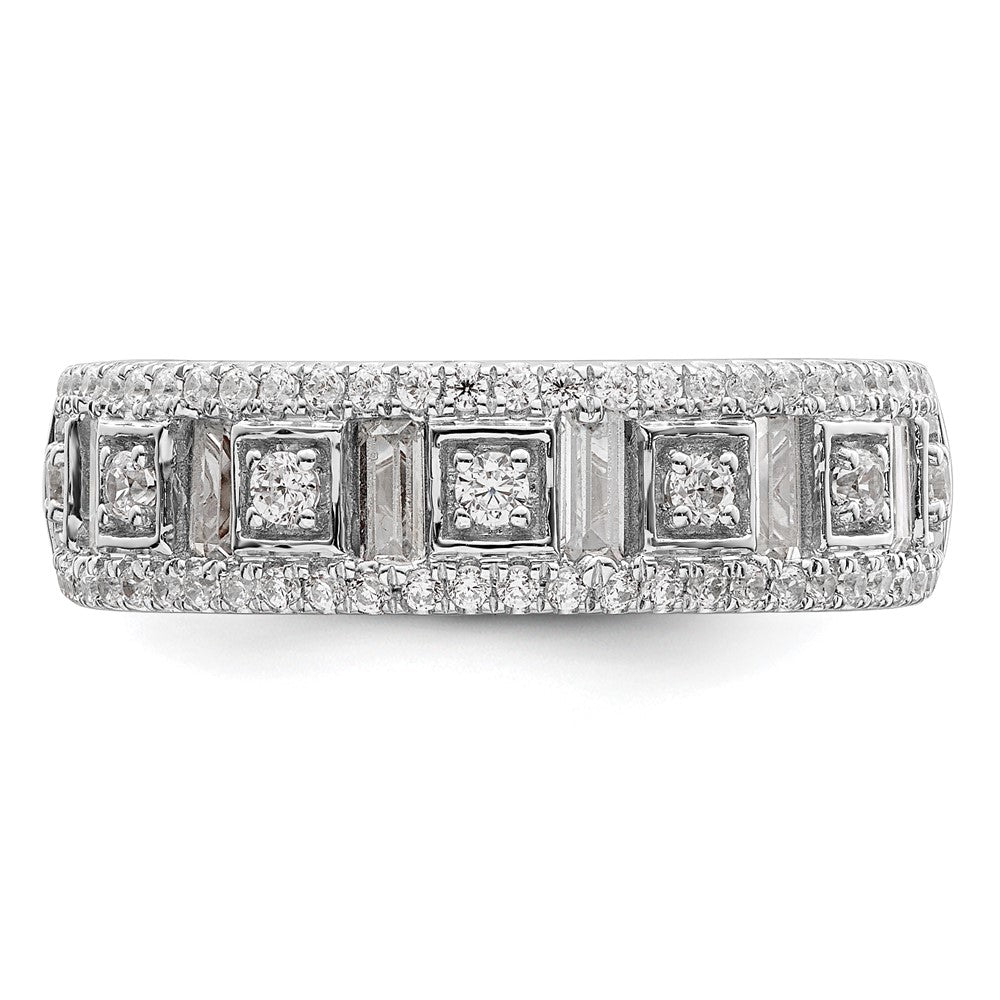 Buy Stylish 14K White Gold 7/8 Carat Diamond Eternity Band - Luxury Value