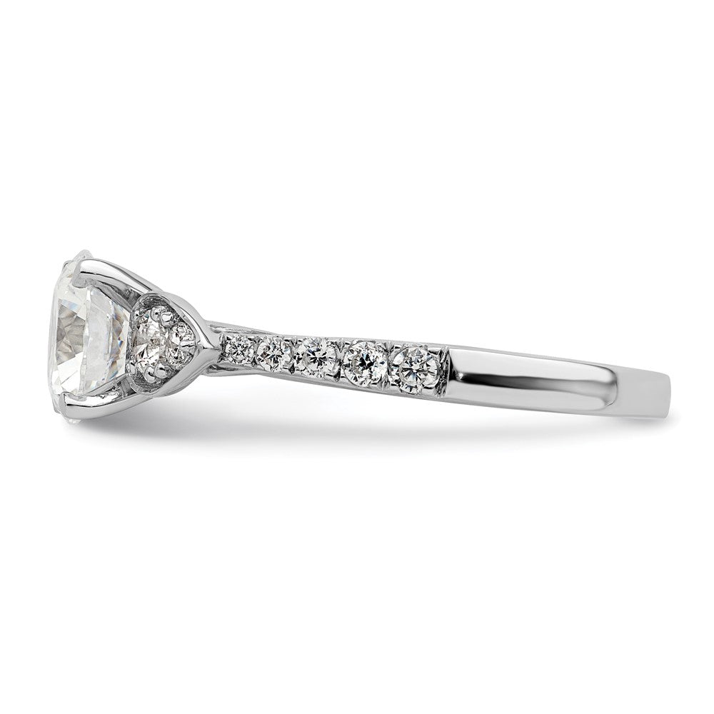 Buy Exclusive 14K White Gold Semi-Mount Engagement Ring, 1.25 Carat Style