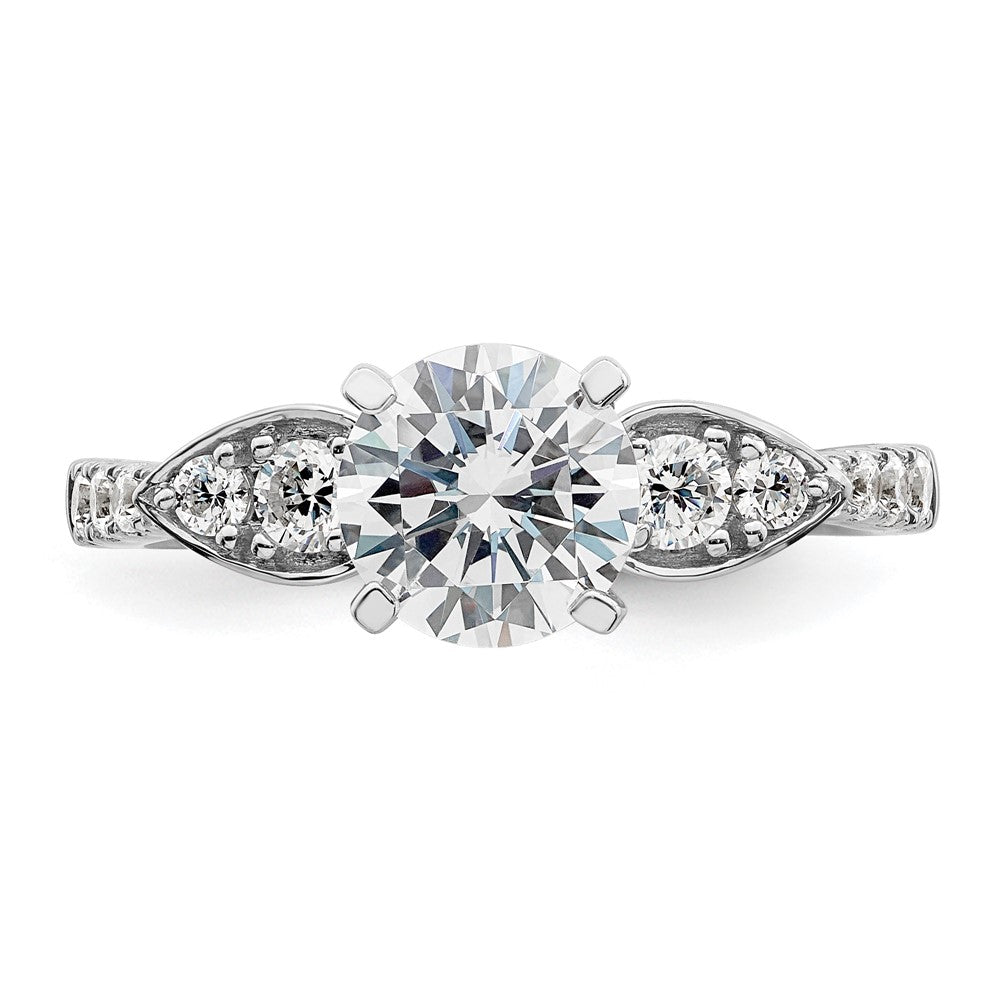 Buy Exclusive 14K White Gold Semi-Mount Engagement Ring, 1.25 Carat Style