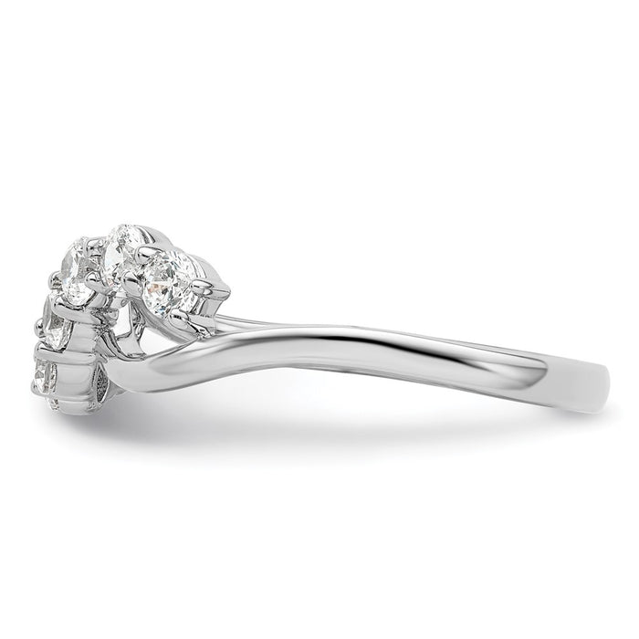 Shop Exclusive 14K White Gold Lab-Grown Diamond Band - Stylish, VS/SI+ Quality-3