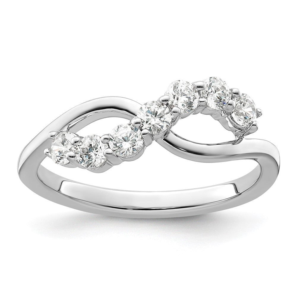 Shop Exclusive 14K White Gold Lab-Grown Diamond Band - Stylish, VS/SI+ Quality