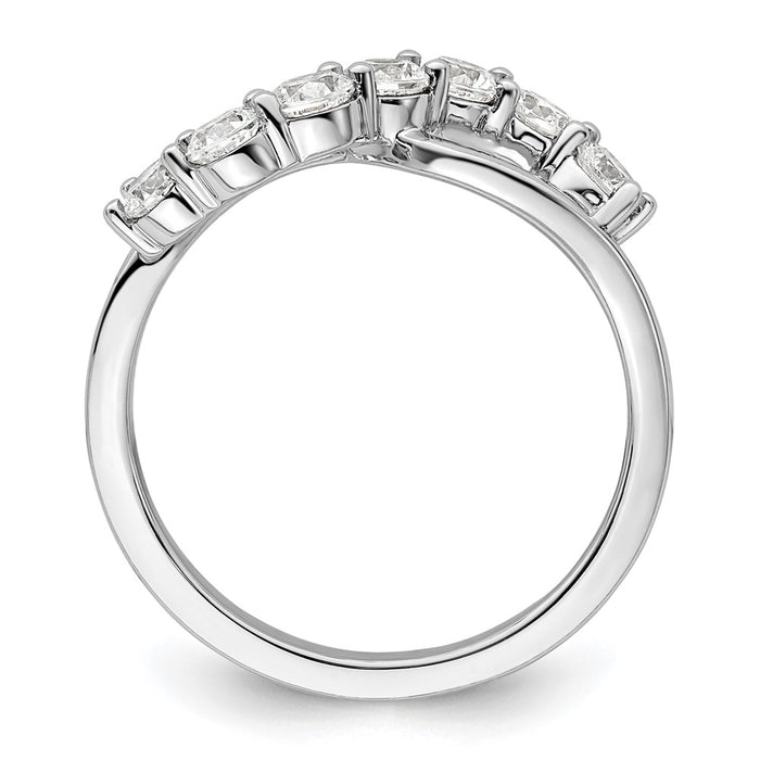 Shop Stylish 14K White Gold Lab-Grown Diamond Band - VS/SI+ Clarity, G Color-2