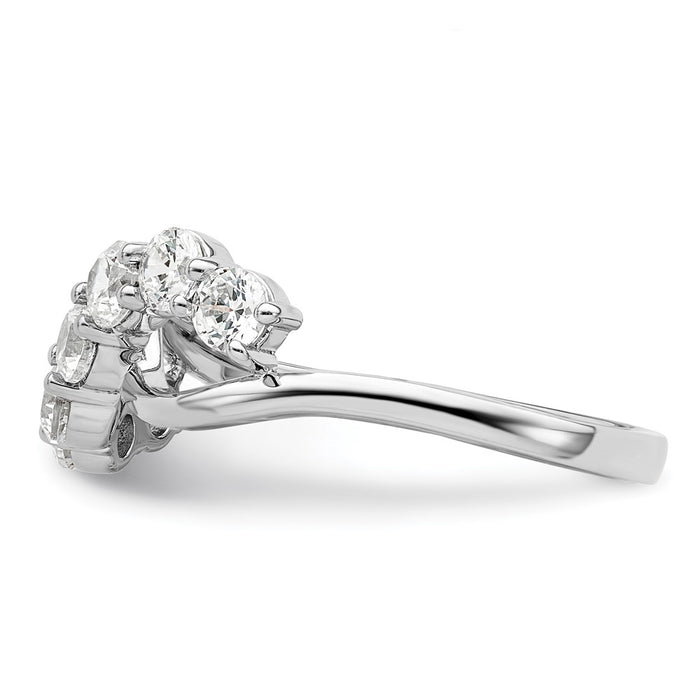 Shop Stylish 14K White Gold Lab-Grown Diamond Band - VS/SI+ Clarity, G Color-3