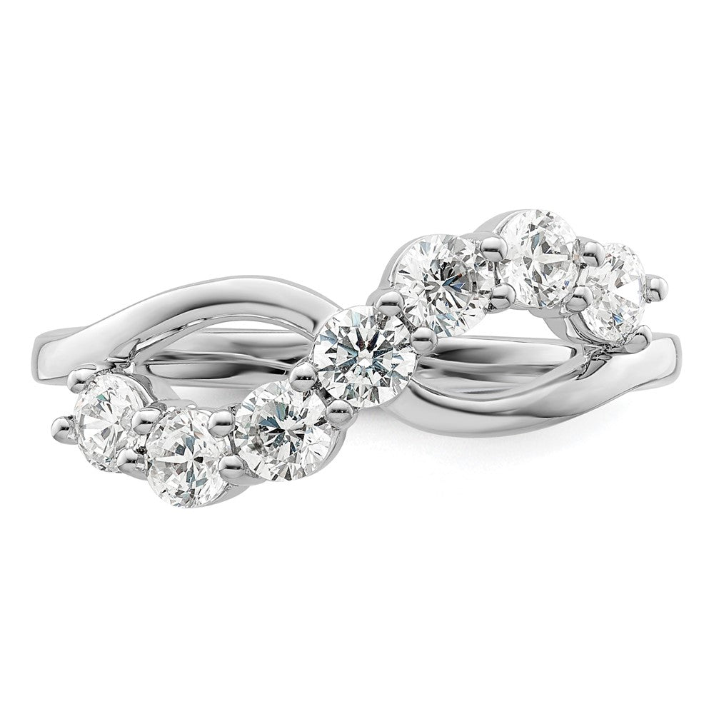 Shop Stylish 14K White Gold Lab-Grown Diamond Band - VS/SI+ Clarity, G Color