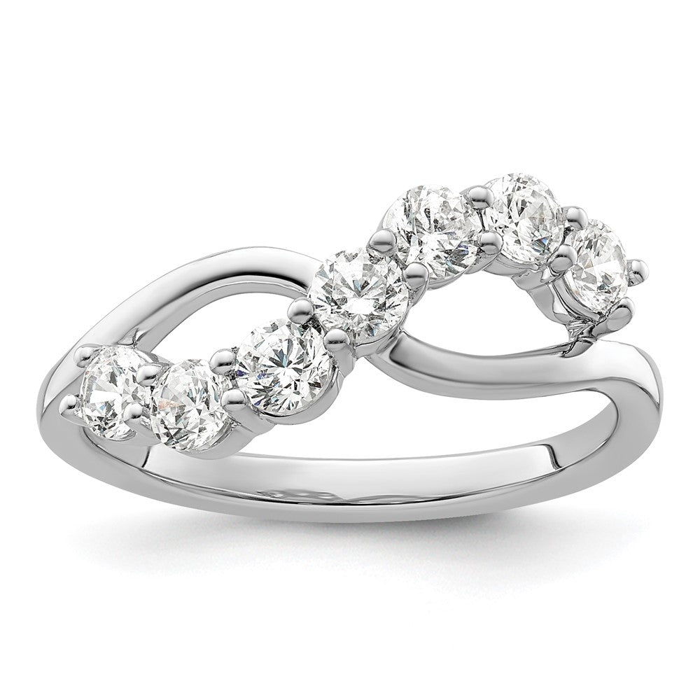 Shop Stylish 14K White Gold Lab-Grown Diamond Band - VS/SI+ Clarity, G Color