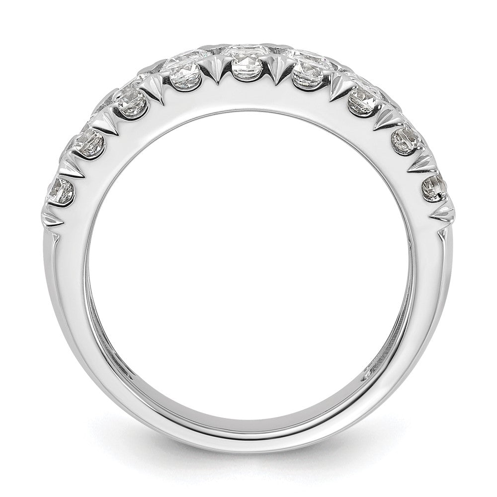 Order Stylish 14K White Gold Double Row Band with 2 Carat Lab-Grown Diamond