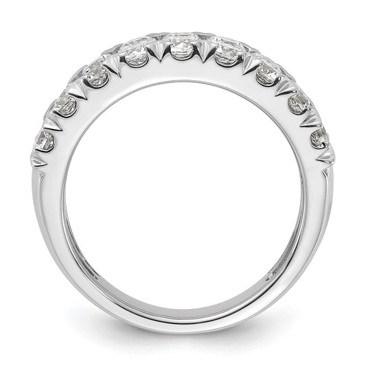 Order Stylish 14K White Gold Double Row Band with 2 Carat Lab-Grown Diamond