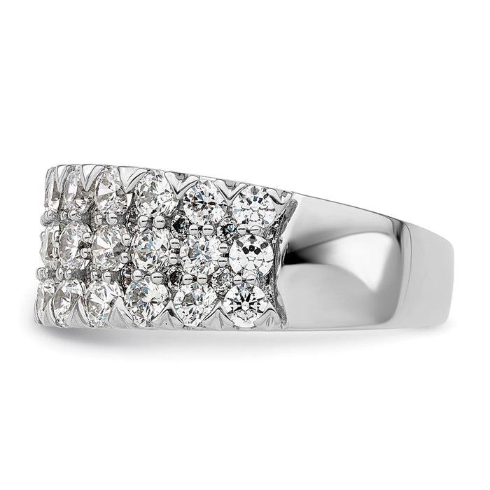 Exclusive 14K White Gold 2-Carat Lab-Grown Diamond Fashion Band - Stylish Value-3