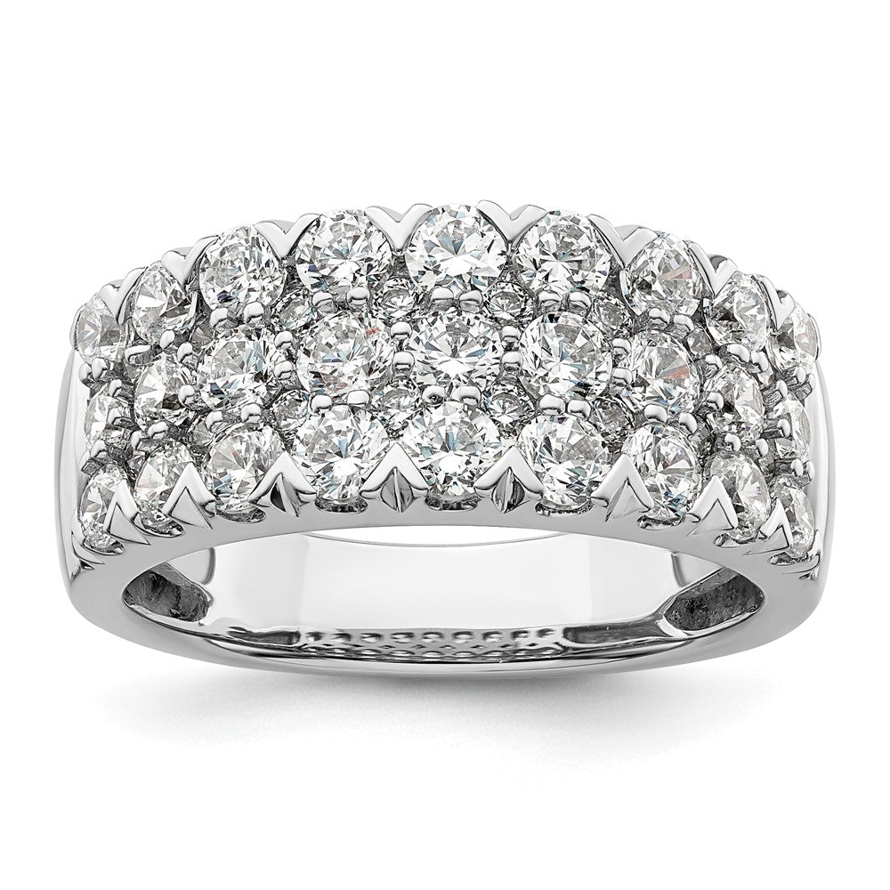 Exclusive 14K White Gold 2-Carat Lab-Grown Diamond Fashion Band - Stylish Value