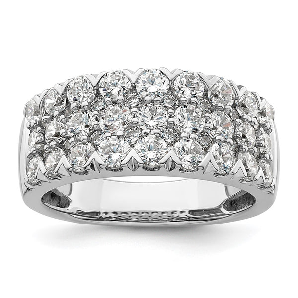 14K White Gold 2-Carat Lab-Grown Diamond Fashion Band - Style GR1-1010568