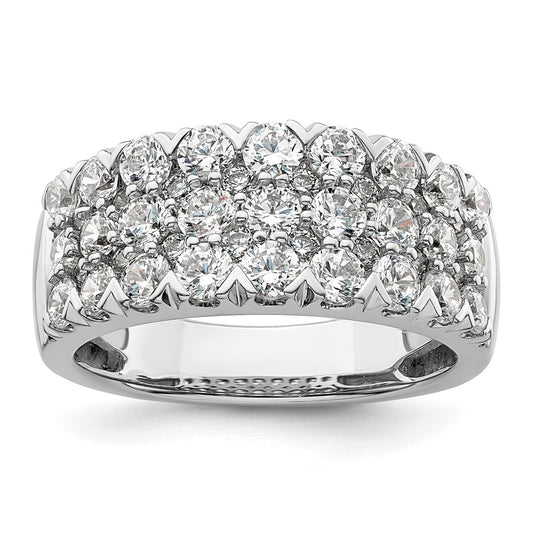 Exclusive 14K White Gold 2-Carat Lab-Grown Diamond Fashion Band - Stylish Value