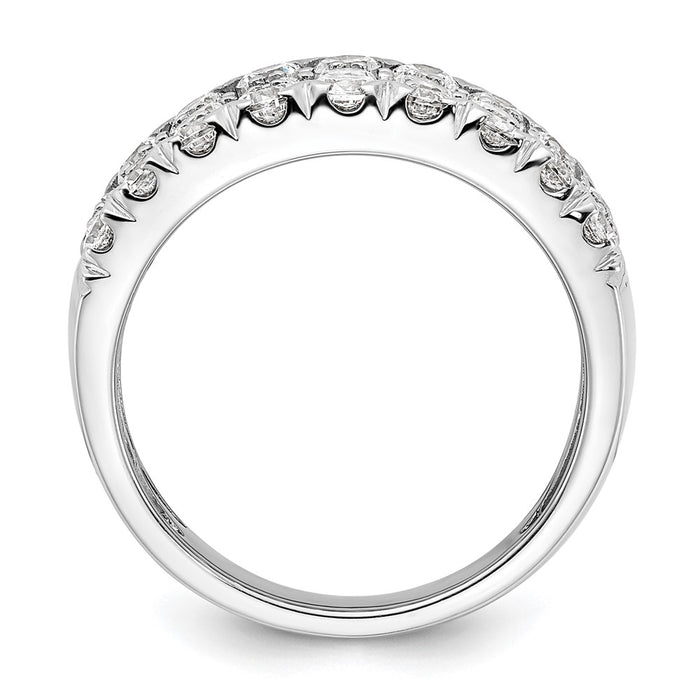 Exclusive 14K White Gold Pave Set 2-Carat Diamond Engagement Ring - Luxury Value-2
