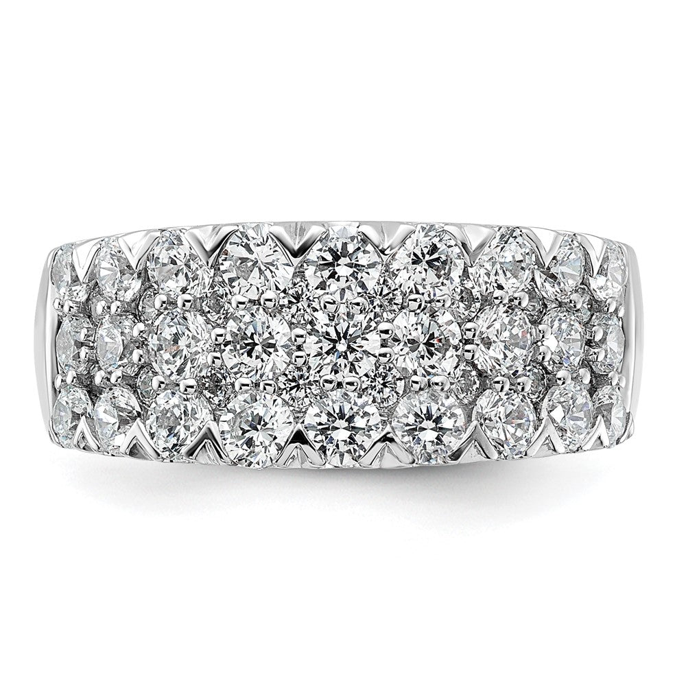 Exclusive 14K White Gold Pave Set 2-Carat Diamond Engagement Ring - Luxury Value