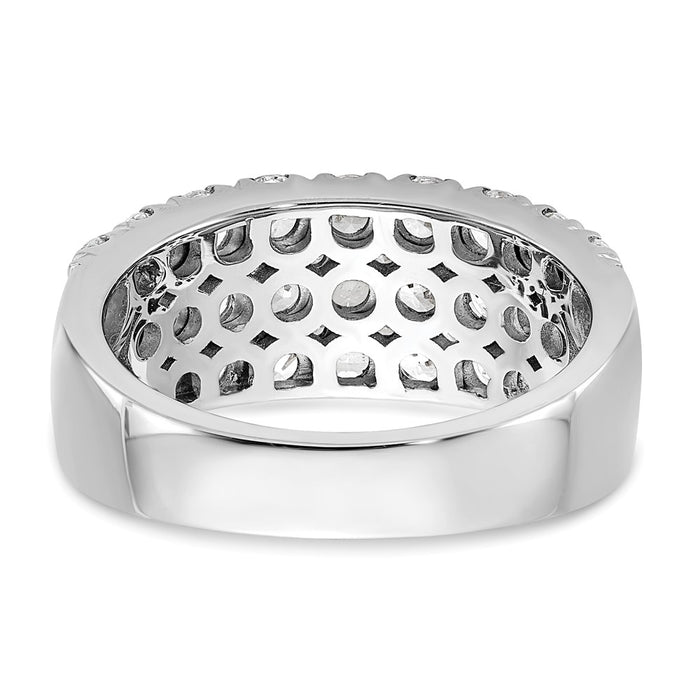 Exclusive 14K White Gold Pave Set 2-Carat Diamond Engagement Ring - Luxury Value-6