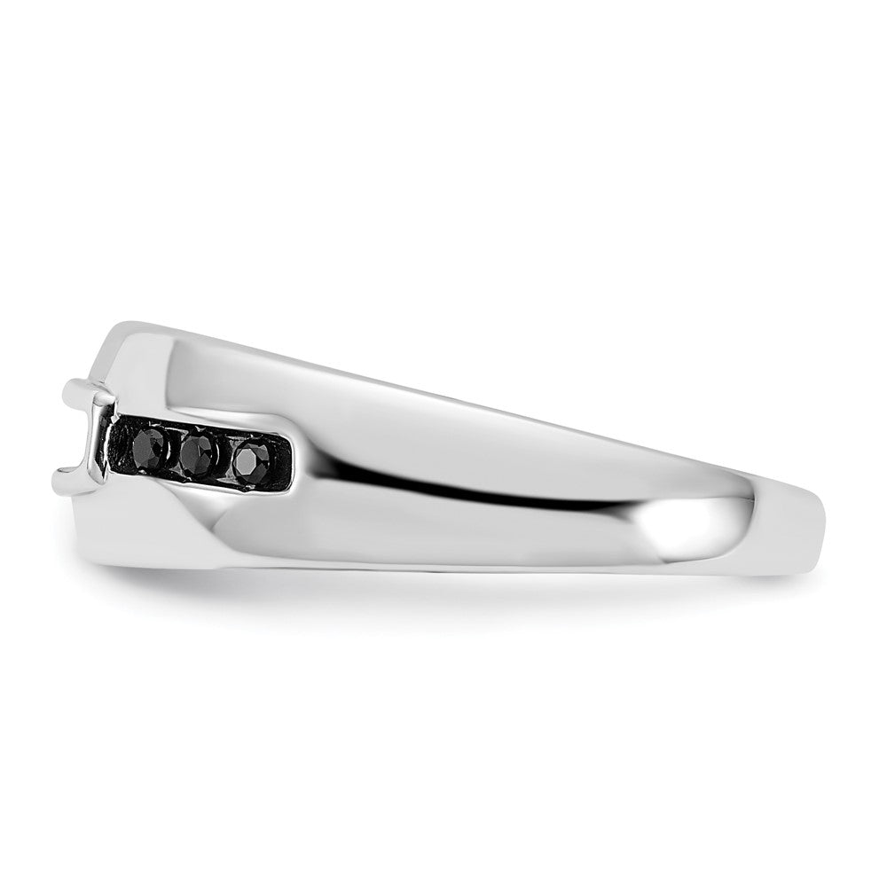 Exclusive Men's 14K White Gold Ring, 1/4 Carat Diamonds - Stylish Luxury!