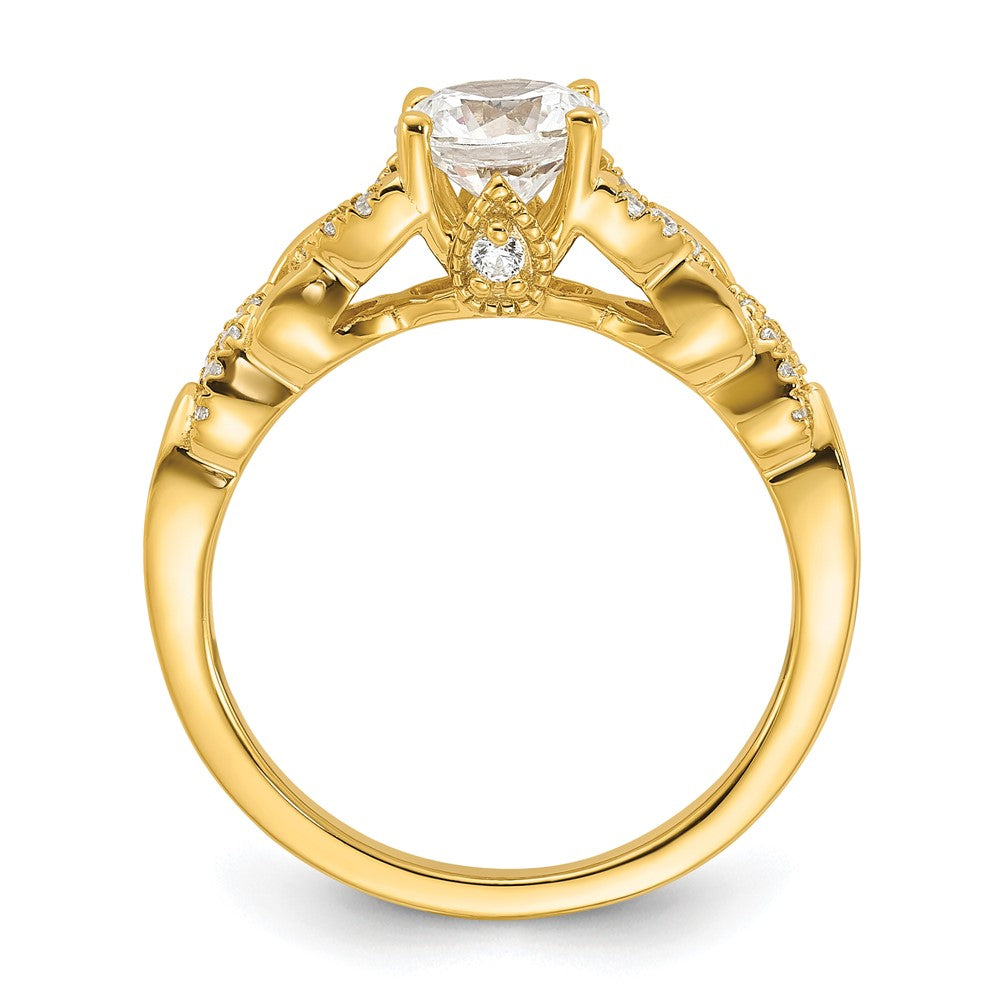 Buy Exclusive 14K Gold Diamond Semi-Mount Engagement Ring - Stylish Design