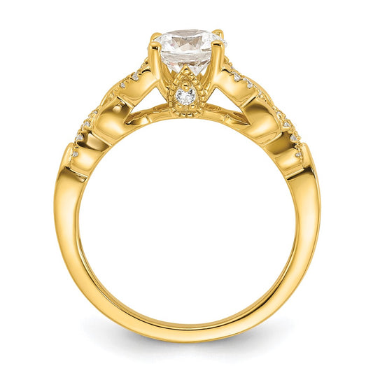 Buy Exclusive 14K Gold Diamond Semi-Mount Engagement Ring - Stylish Design