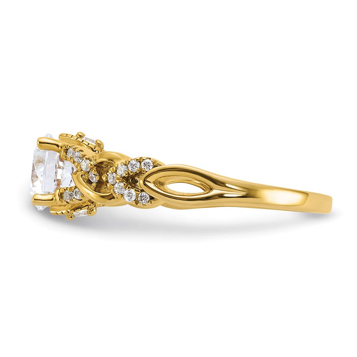 Buy Exclusive 14K Gold Diamond Semi-Mount Engagement Ring - Stylish Design-3
