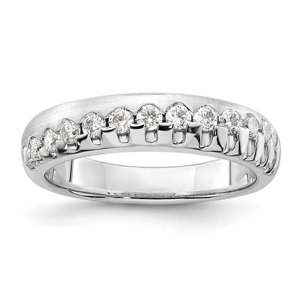 Shop Exclusive 14K White Gold Lab-Grown Diamond Band - VS/SI+ G Color, Stylish Design