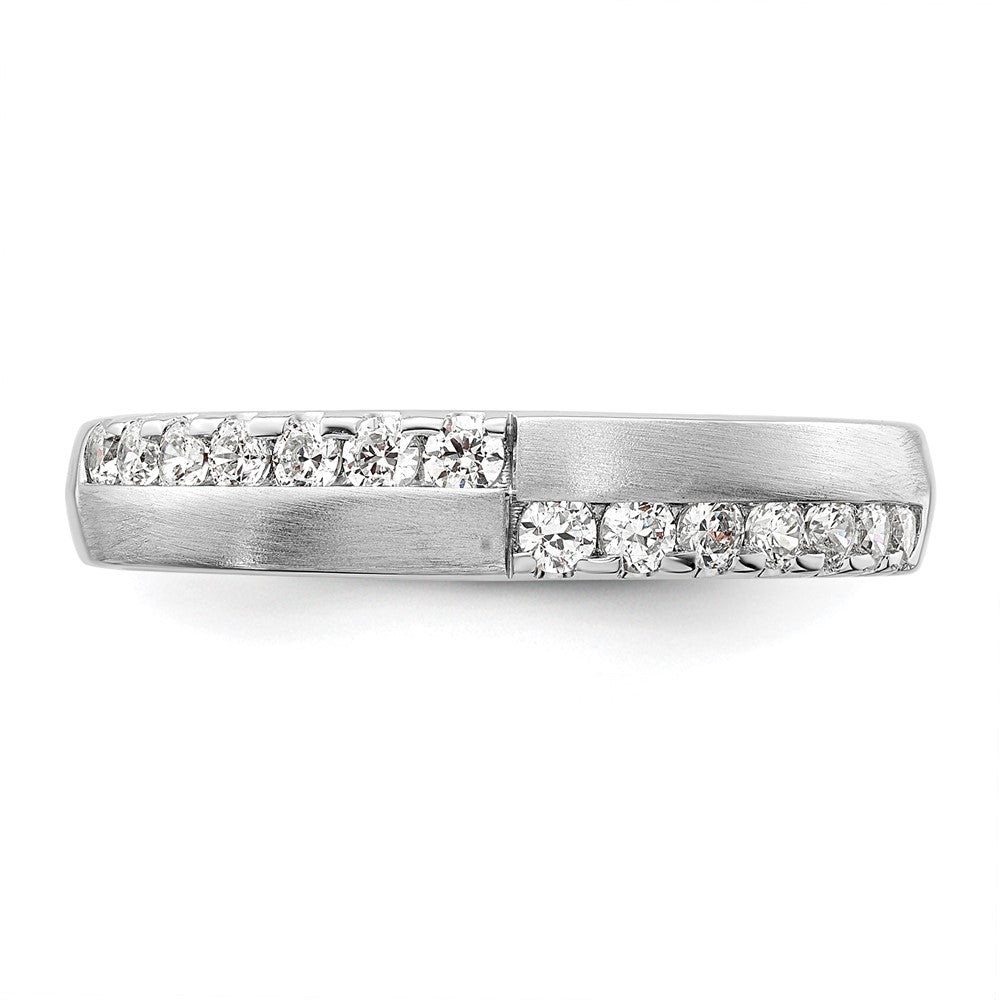 High-Quality 14K White Gold Band with 3/8 Carat Lab-Grown Diamond - Stylish Value