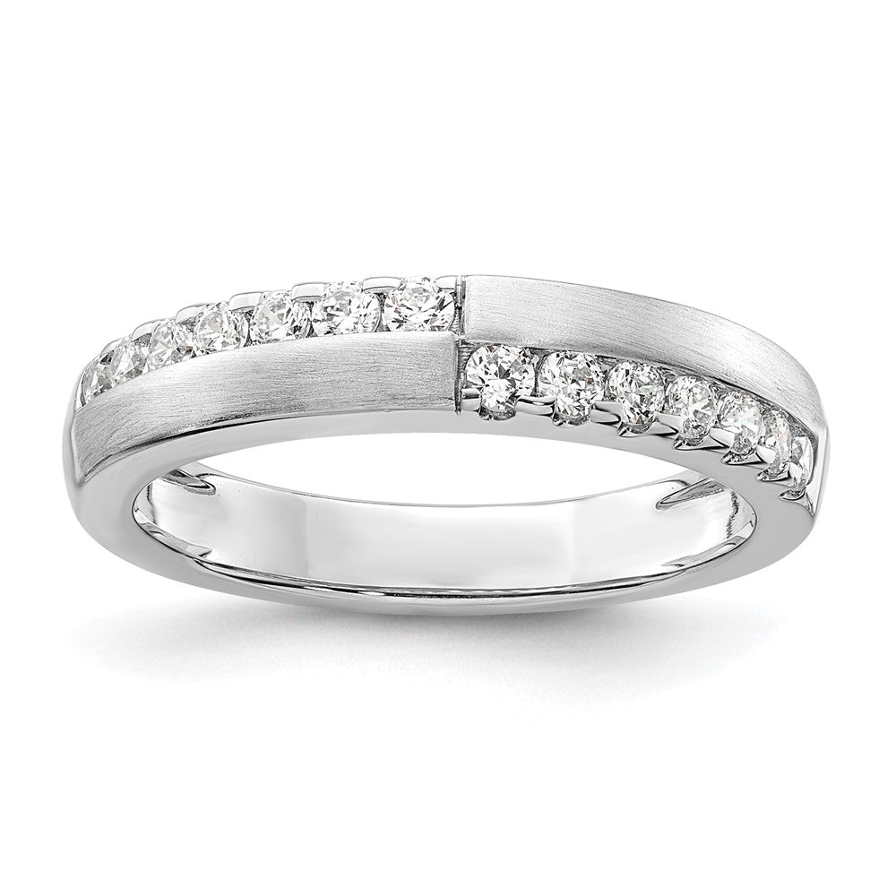 High-Quality 14K White Gold Band with 3/8 Carat Lab-Grown Diamond - Stylish Value