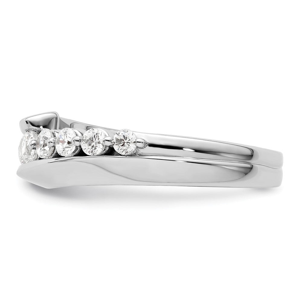 Shop Stylish 14K White Gold 1/2 Carat Lab-Grown Diamond Band - VS/SI+ Quality