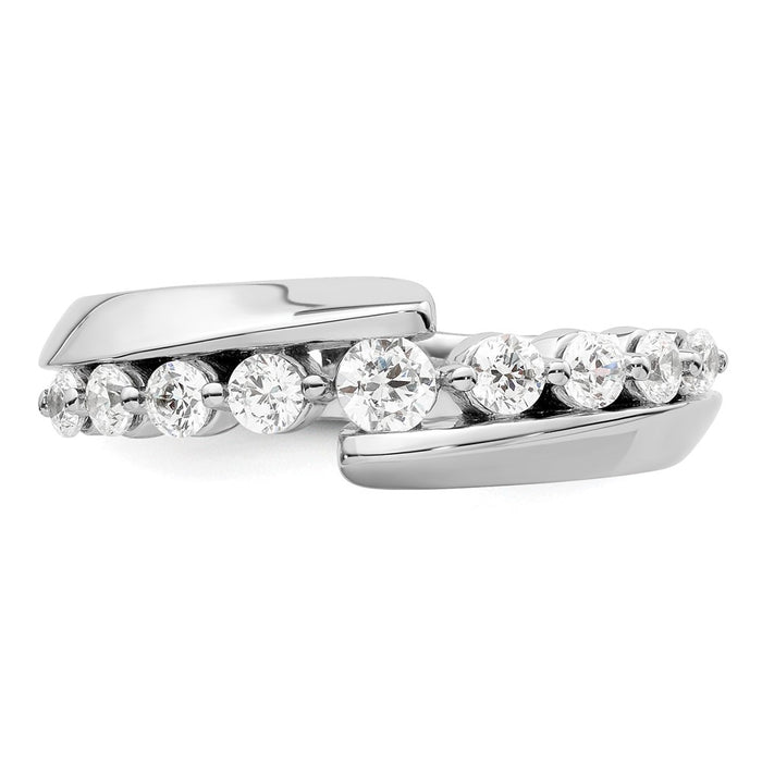 Shop Stylish 14K White Gold 1/2 Carat Lab-Grown Diamond Band - VS/SI+ Quality-4