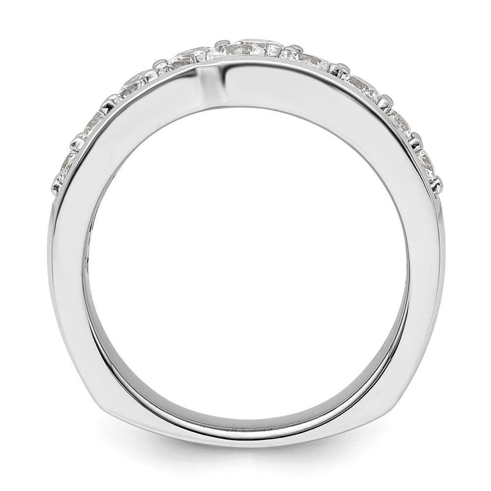 Buy Stylish 14K White Gold Lab-Created Diamond Band, VS/SI+ Clarity, G Color