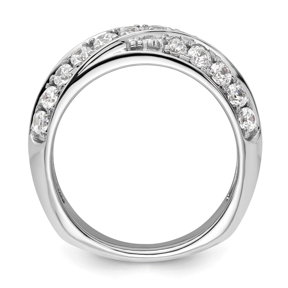 High-Quality 14K White Gold Band with 1 Carat Lab-Grown Diamond - Stylish Value