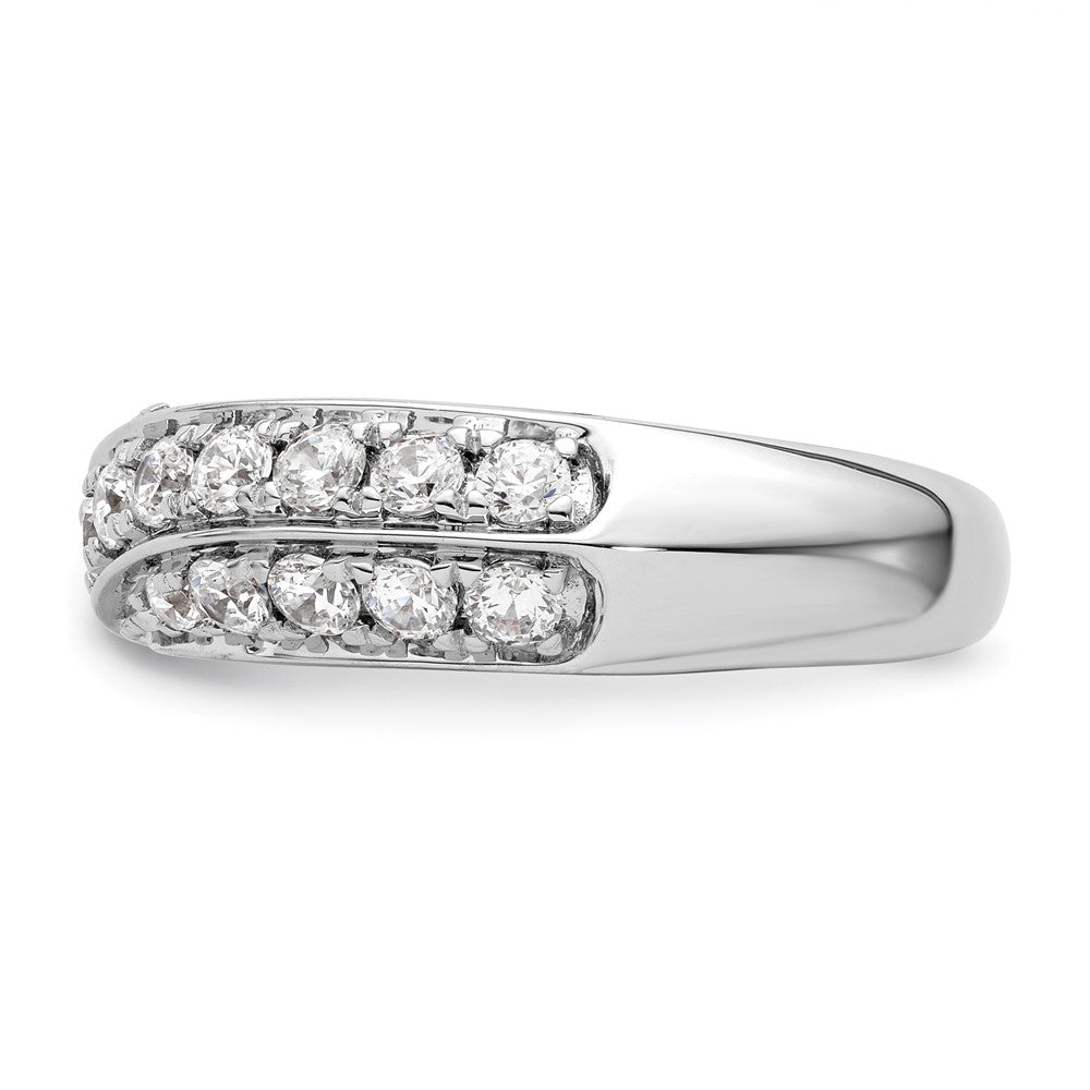 High-Quality 14K White Gold Band with 1 Carat Lab-Grown Diamond - Stylish Value
