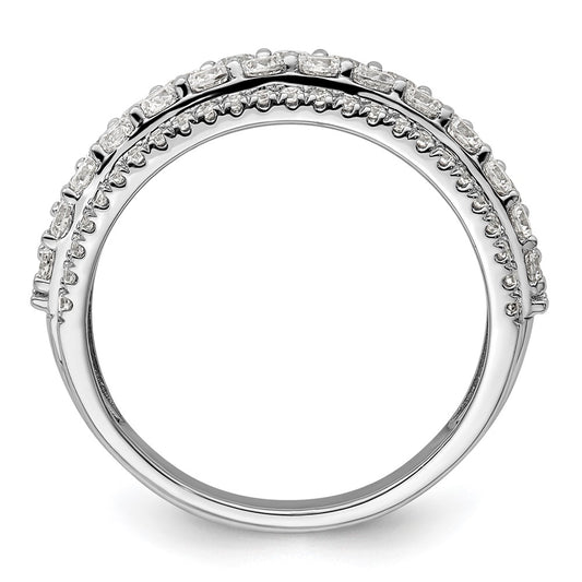 Shop Stylish 14K White Gold Fashion Band with 1.5 Carat Lab-Grown Diamond