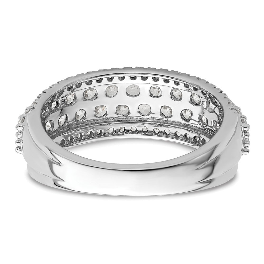 Shop Stylish 14K White Gold Fashion Band with 1.5 Carat Lab-Grown Diamond