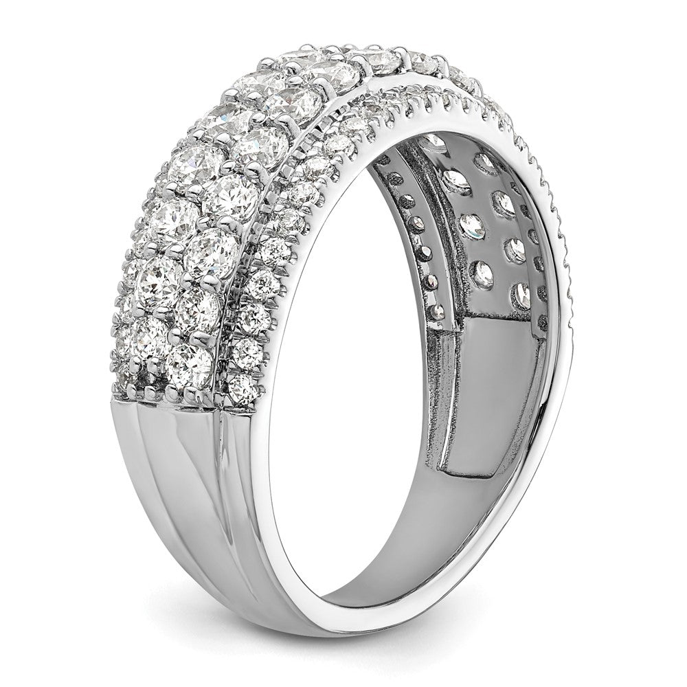 Shop Stylish 14K White Gold Fashion Band with 1.5 Carat Lab-Grown Diamond