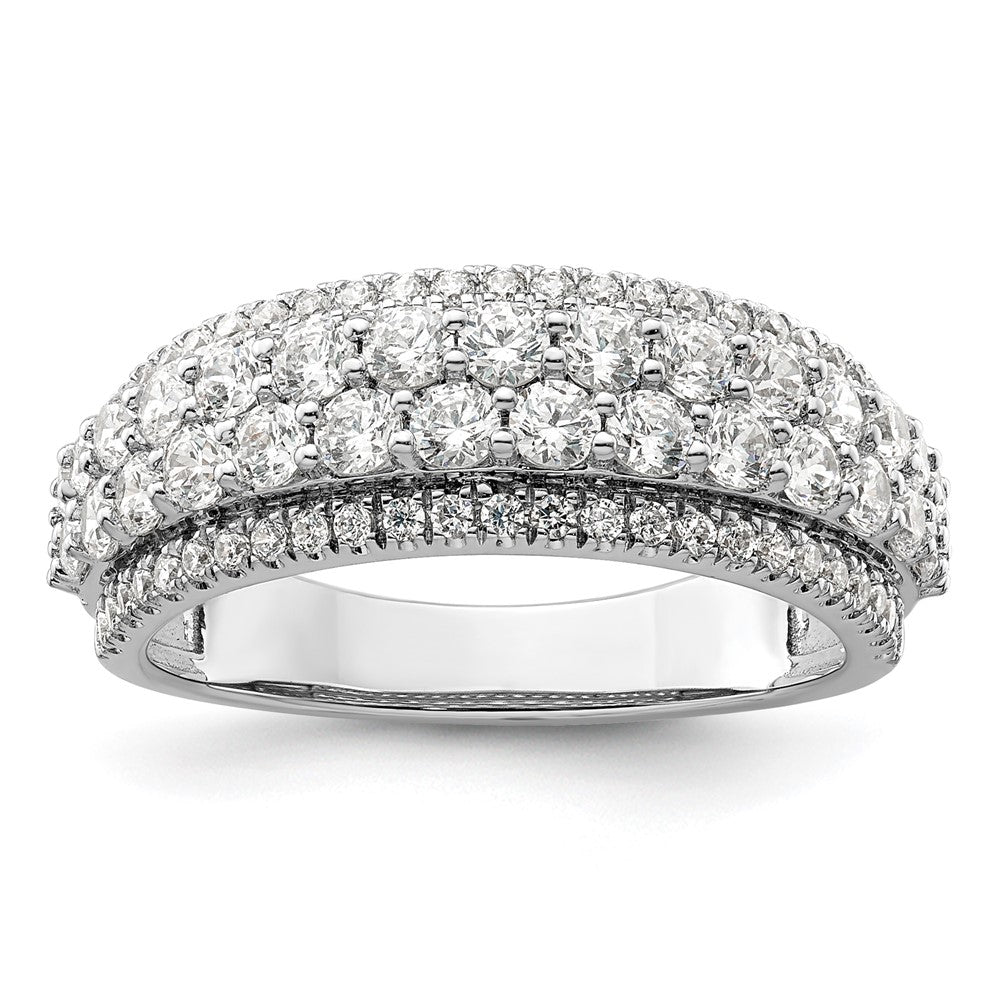 Shop Stylish 14K White Gold Fashion Band with 1.5 Carat Lab-Grown Diamond