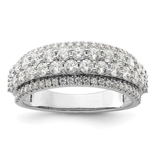 Shop Stylish 14K White Gold Fashion Band with 1.5 Carat Lab-Grown Diamond